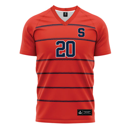 Syracuse - NCAA Women's Soccer : Emma Klein - Red Soccer Jersey-0