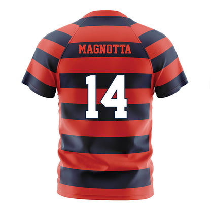 Syracuse - NCAA Women's Soccer : Natalie Magnotta - Striped Soccer Jersey-1