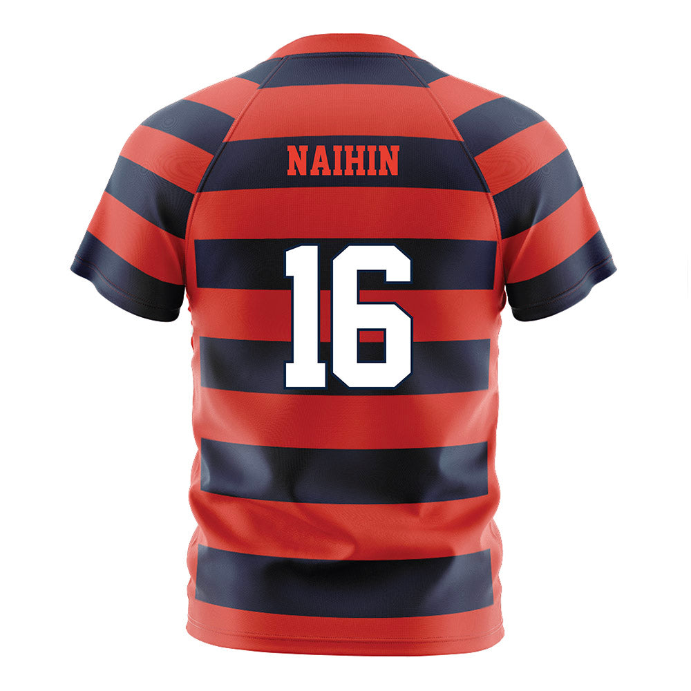 Syracuse - NCAA Women's Soccer : Leda Naihin - Striped Soccer Jersey-1