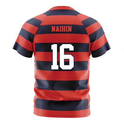 Syracuse - NCAA Women's Soccer : Leda Naihin - Striped Soccer Jersey-1