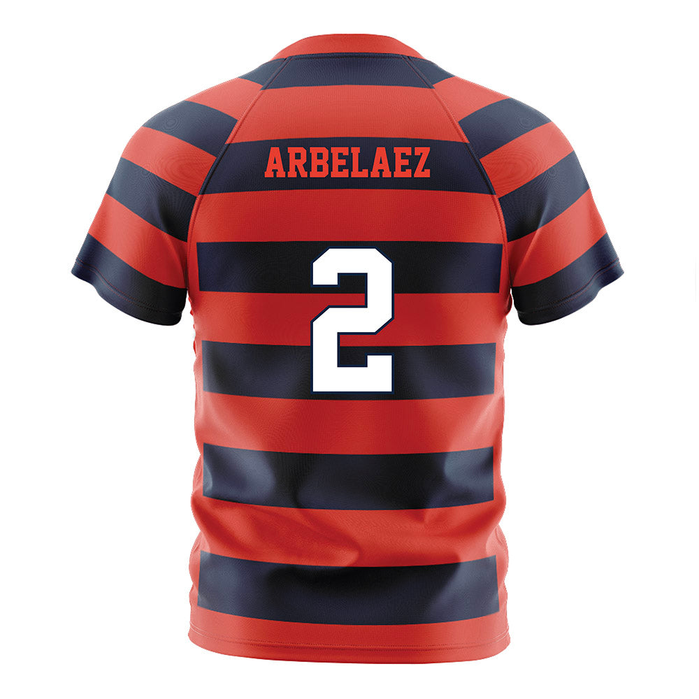 Syracuse - NCAA Women's Soccer : Julia Arbelaez - Striped Soccer Jersey-1