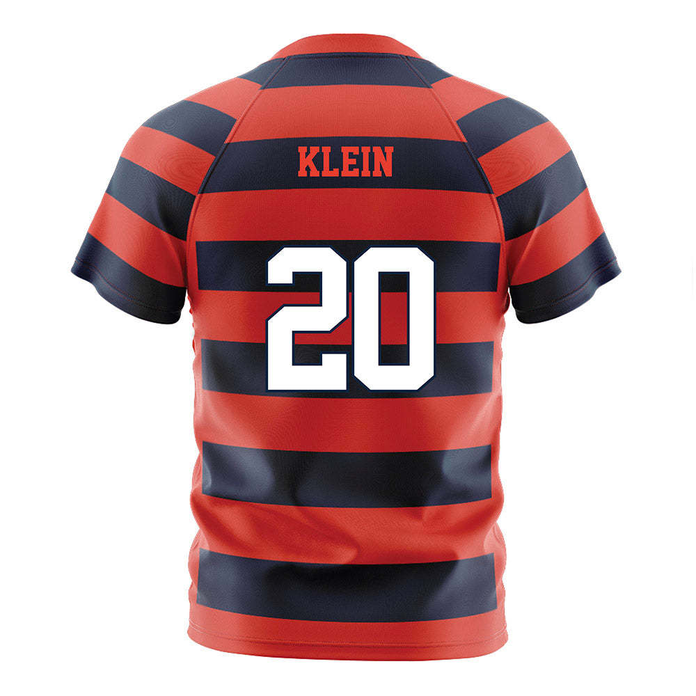 Syracuse - NCAA Women's Soccer : Emma Klein - Striped Soccer Jersey-1