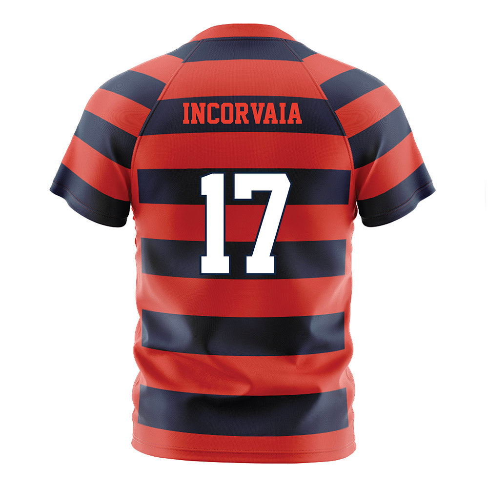 Syracuse - NCAA Women's Soccer : Abby Incorvaia - Striped Soccer Jersey-1