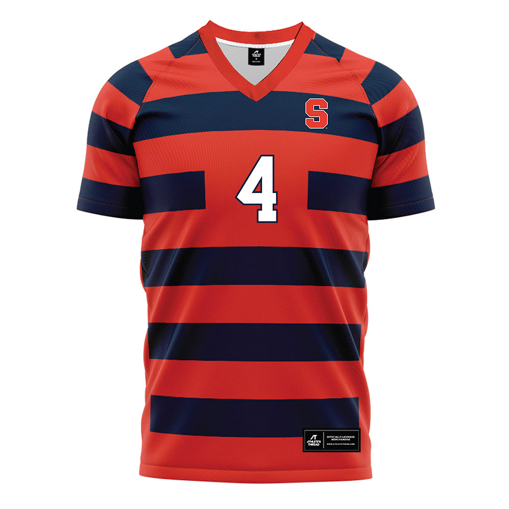 Syracuse - NCAA Women's Soccer : Chloe Joseph - Striped Soccer Jersey-0
