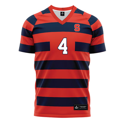 Syracuse - NCAA Women's Soccer : Chloe Joseph - Striped Soccer Jersey-0
