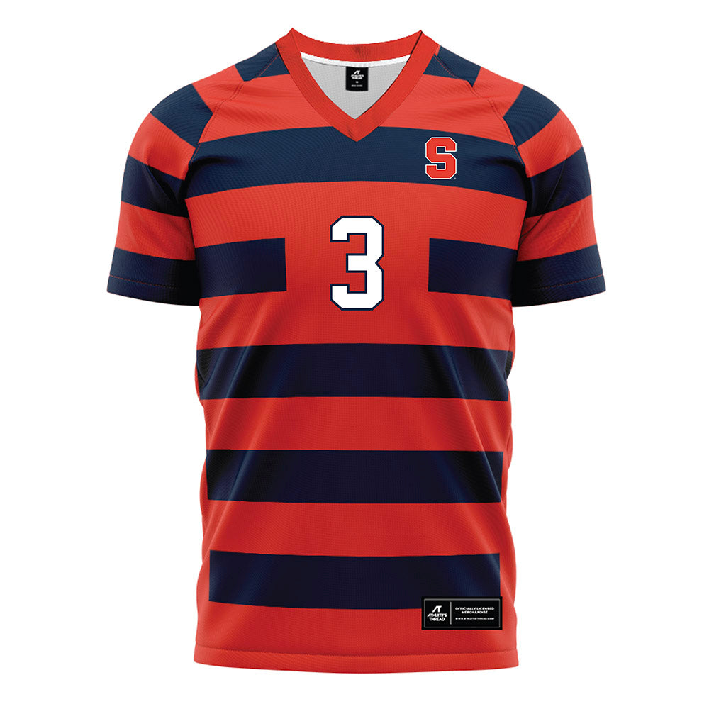 Syracuse - NCAA Women's Soccer : Jasmine Nixon - Striped Soccer Jersey-0