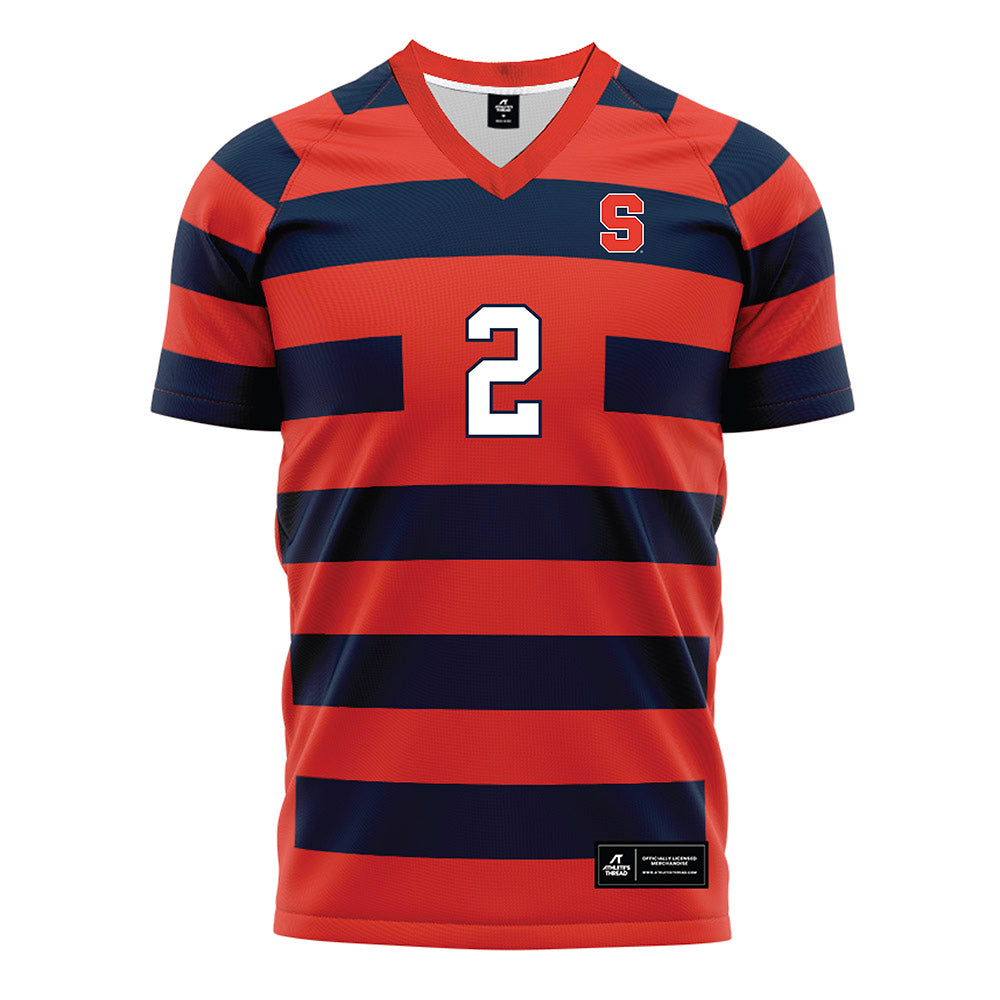 Syracuse - NCAA Women's Soccer : Julia Arbelaez - Striped Soccer Jersey-0