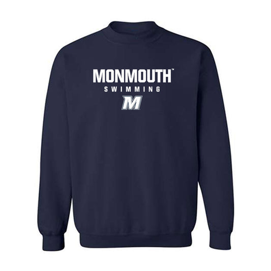 Monmouth - NCAA Men's Swimming : Cole Eastep - Classic Shersey Crewneck Sweatshirt-0