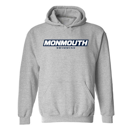 Monmouth - NCAA Men's Swimming : Andrew Davis - Classic Shersey Hooded Sweatshirt-0