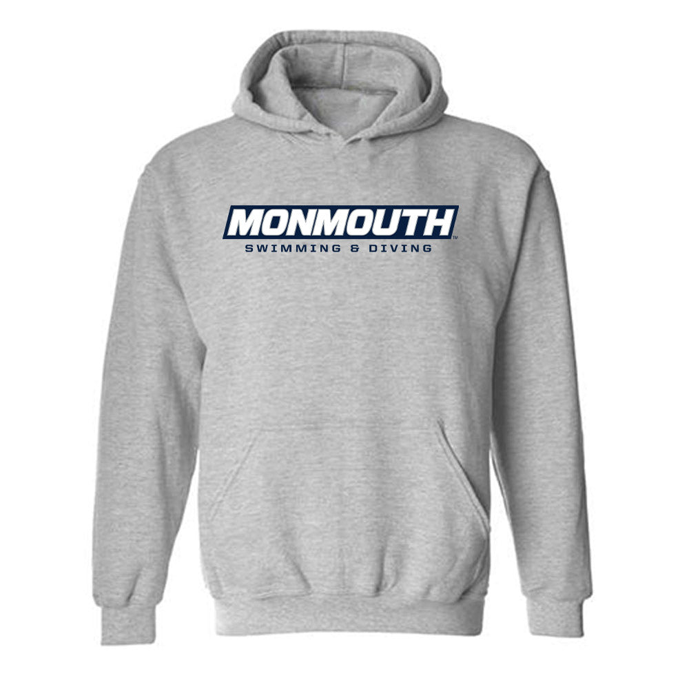 Monmouth - NCAA Men's Swimming & Diving : Sebastian Leal - Classic Shersey Hooded Sweatshirt-0