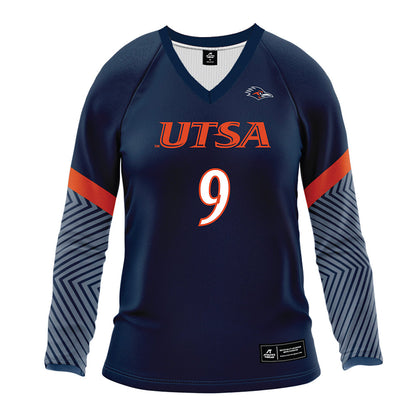 UTSA - NCAA Women's Volleyball : Giovanna Mason - Navy Volleyball Jersey-0