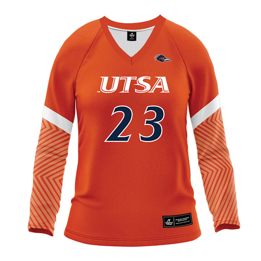 UTSA - NCAA Women's Volleyball : Brooke Elliott - Orange Volleyball Jersey-0