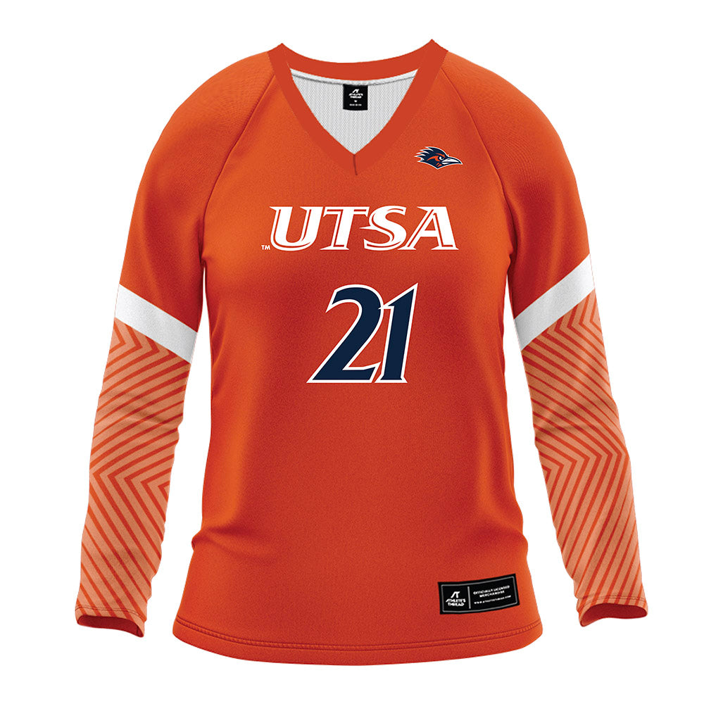 UTSA - NCAA Women's Volleyball : Valeria Ortiz - Orange Volleyball Jersey-0