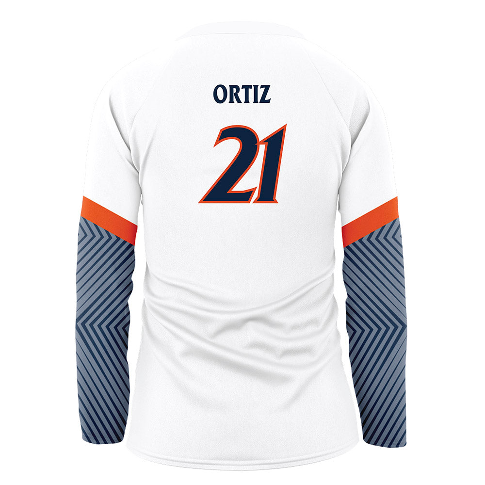 UTSA - NCAA Women's Volleyball : Valeria Ortiz - White Volleyball Jersey-1