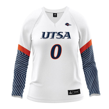 UTSA - NCAA Women's Volleyball : Giada Obregon - White Volleyball Jersey-0