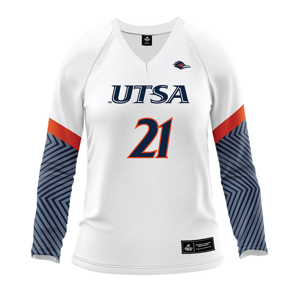 UTSA - NCAA Women's Volleyball : Valeria Ortiz - White Volleyball Jersey-0