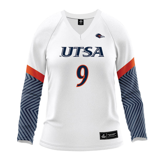 UTSA - NCAA Women's Volleyball : Giovanna Mason - White Volleyball Jersey-0