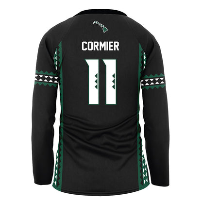 Hawaii - NCAA Women's Volleyball : Maeli Cormier - Black Volleyball Jersey-1