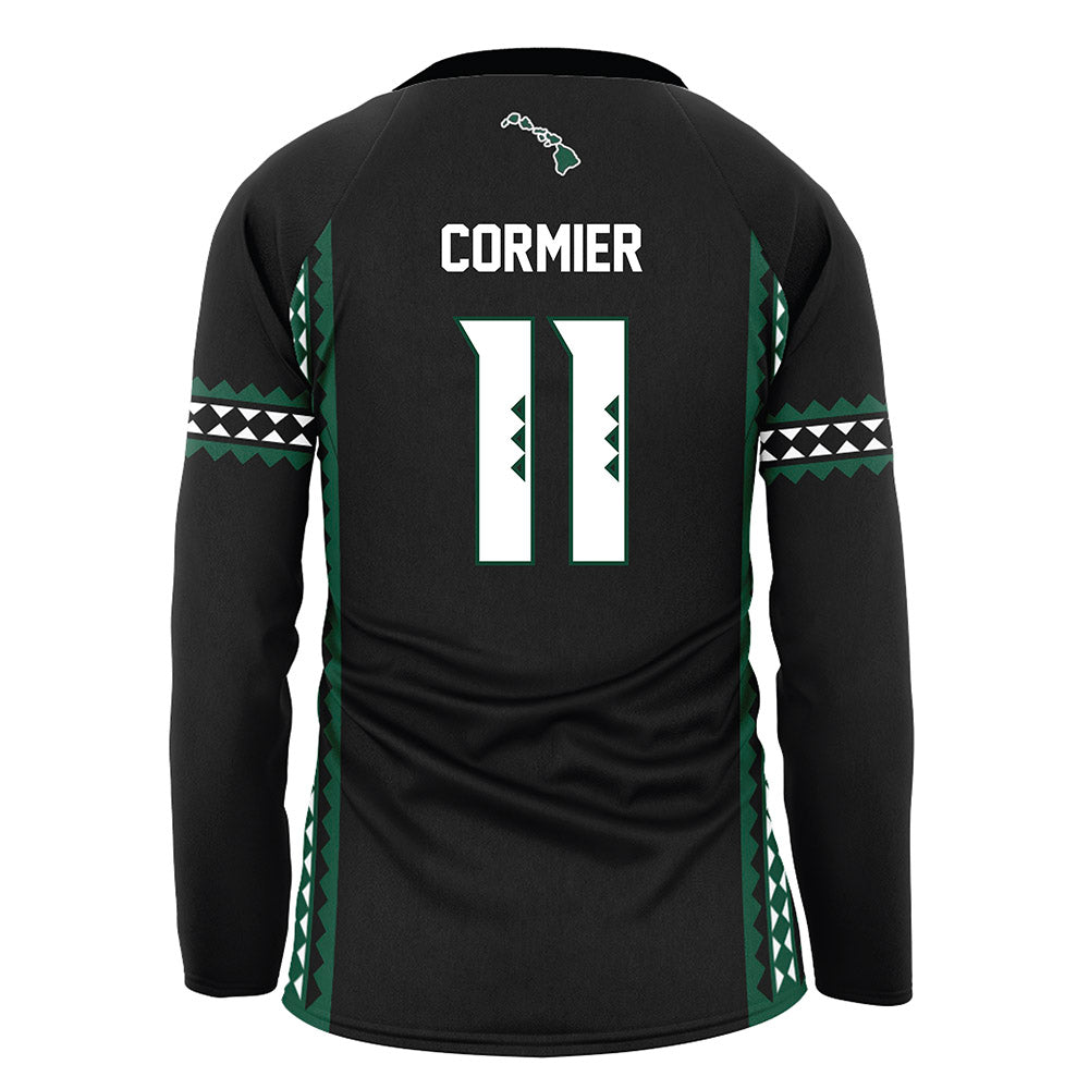 Hawaii - NCAA Women's Volleyball : Maeli Cormier - Black Volleyball Jersey-1