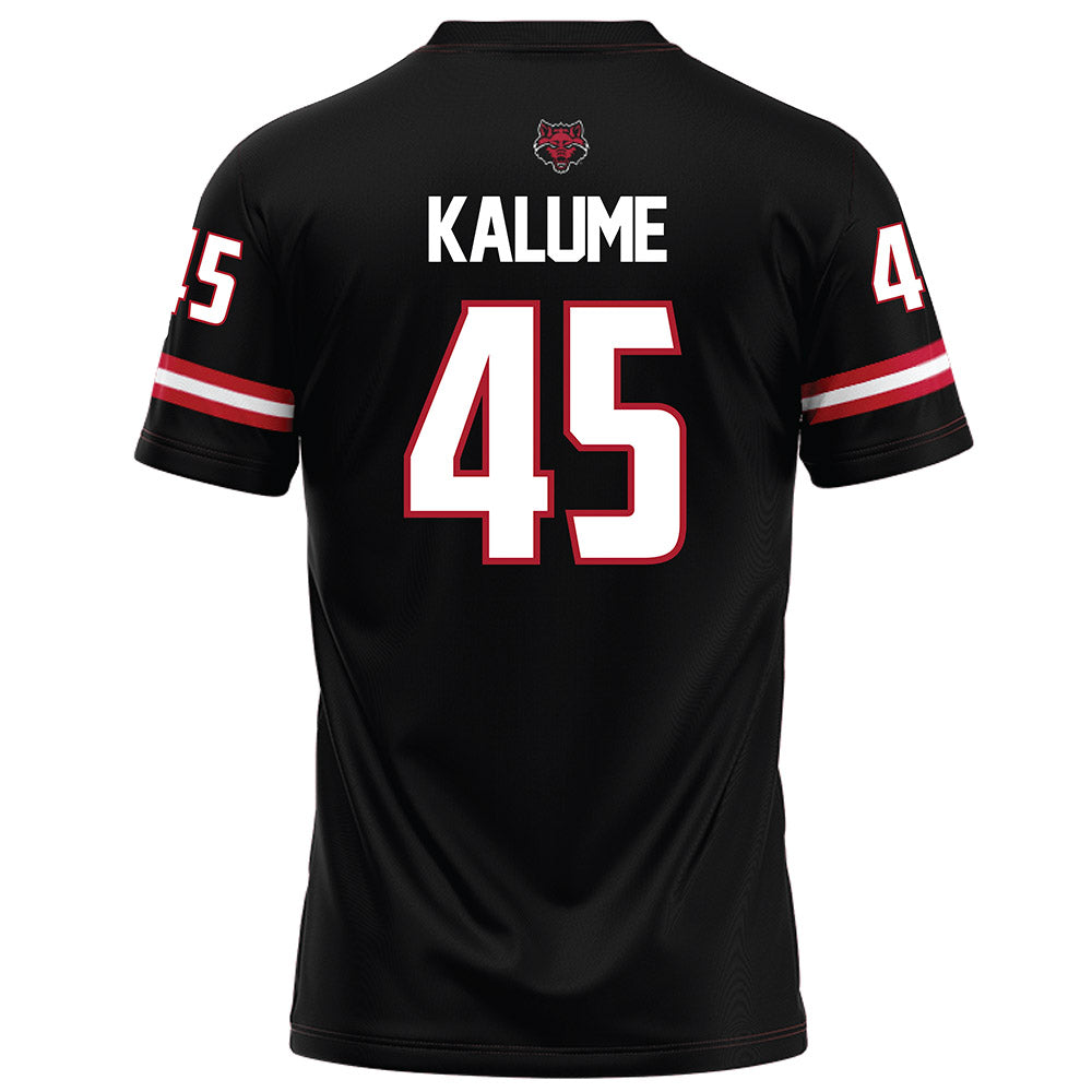 Arkansas State - NCAA Football : Nicolas Kalume - Black Football Jersey-1