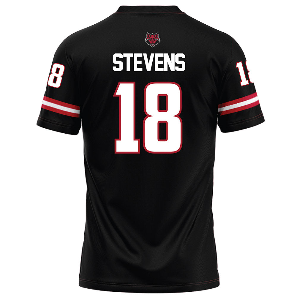 Arkansas State - NCAA Football : Romel Stevens - Black Football Jersey-1