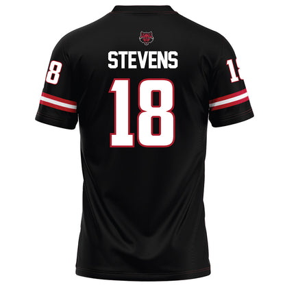 Arkansas State - NCAA Football : Romel Stevens - Black Football Jersey-1