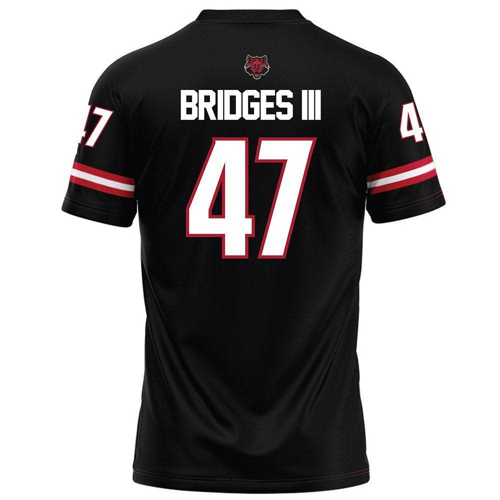 Arkansas State - NCAA Football : Melvin Bridges III - Black Football Jersey-1