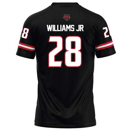 Arkansas State - NCAA Football : Chavel Williams Jr - Black Football Jersey-1