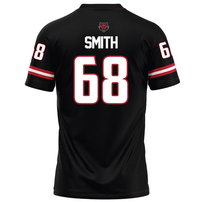 Arkansas State - NCAA Football : Tristian Smith - Black Football Jersey