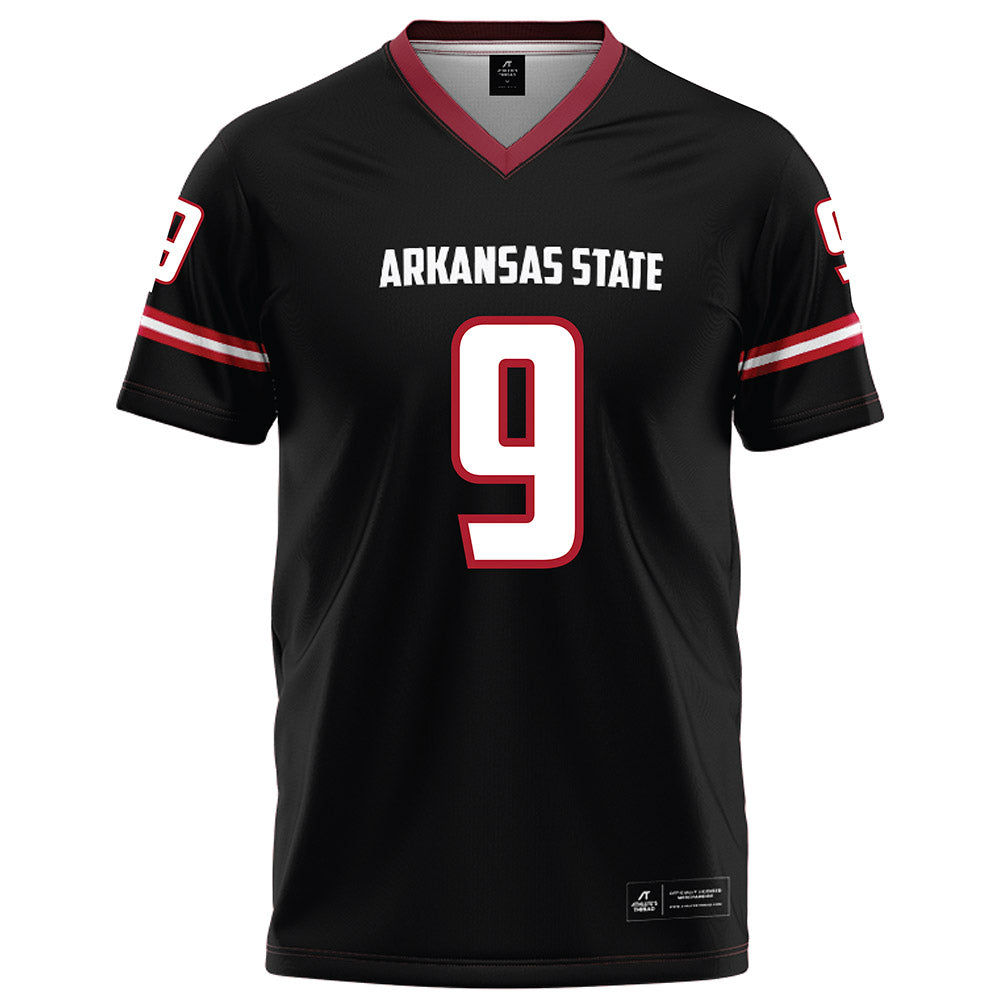 Arkansas State - NCAA Football : Trevian Thomas - Black Football Jersey