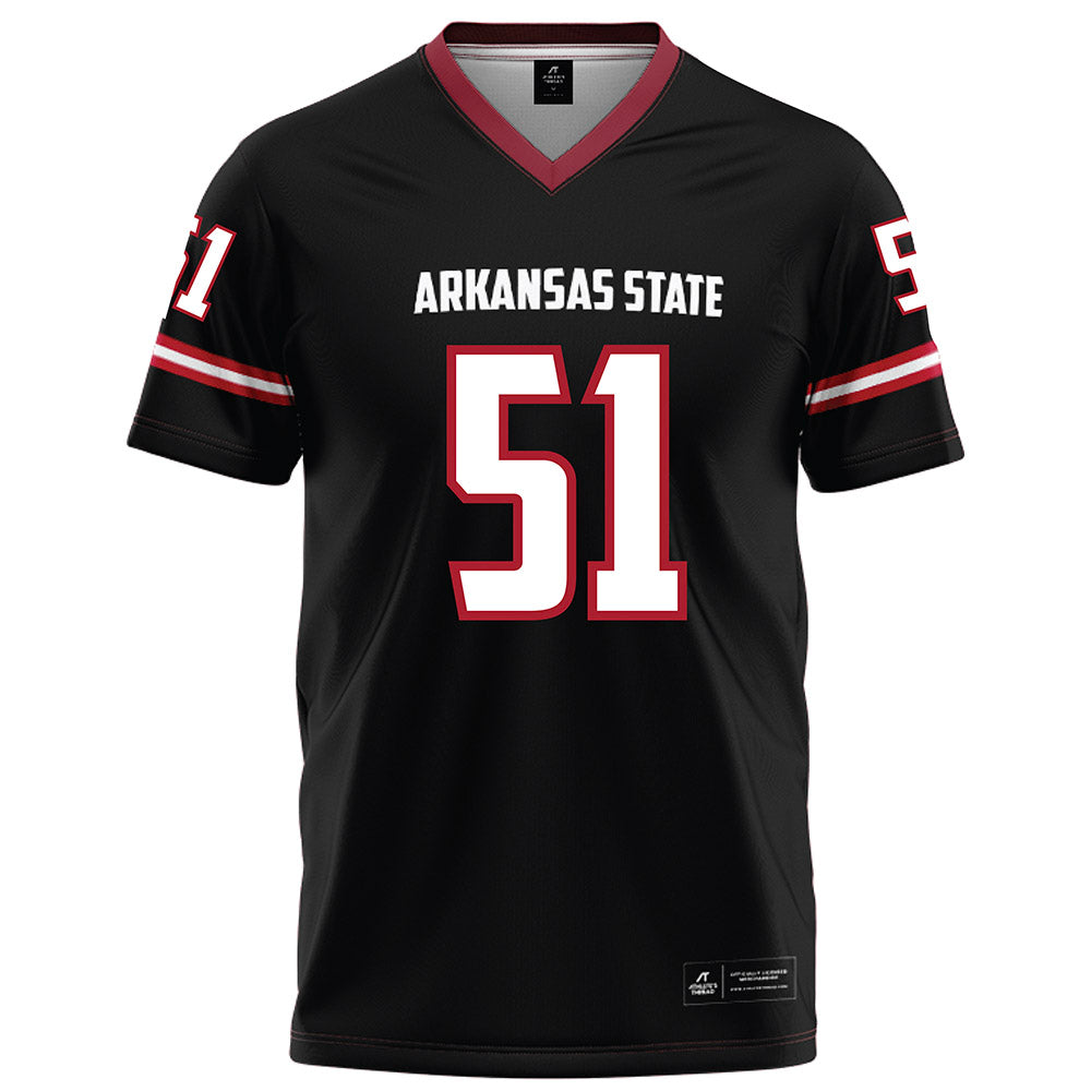Arkansas State - NCAA Football : Cade Channell - Black Football Jersey-0