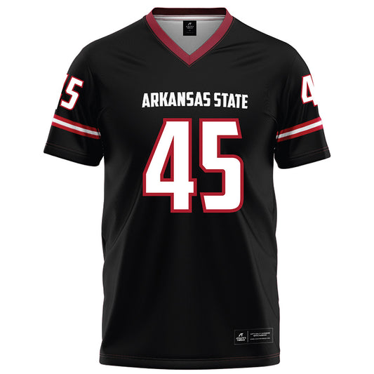 Arkansas State - NCAA Football : Nicolas Kalume - Black Football Jersey-0
