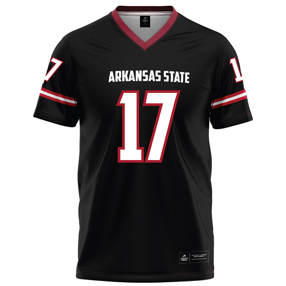 Arkansas State - NCAA Football : Jabari Bush - Black Football Jersey