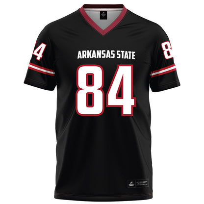Arkansas State - NCAA Football : Reed Linder - Black Football Jersey