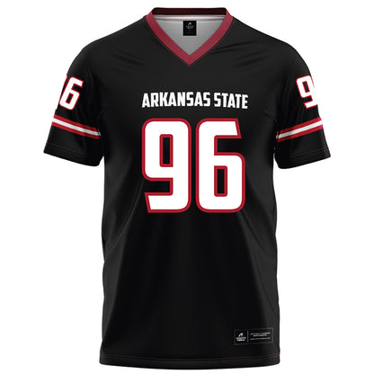 Arkansas State - NCAA Football : Ronnie Blossom - Black Football Jersey-0