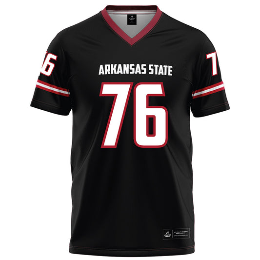 Arkansas State - NCAA Football : Trason Hunt - Black Football Jersey