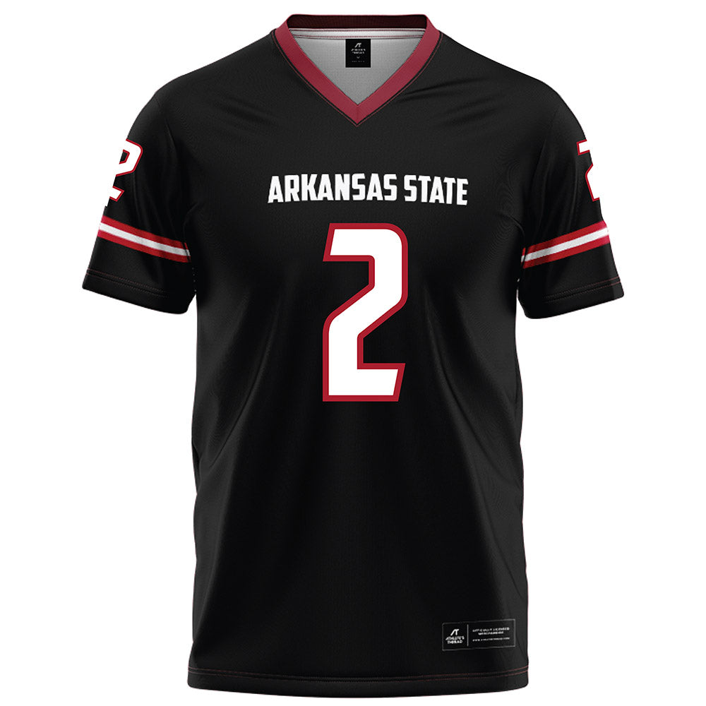 Arkansas State - NCAA Football : Chauncy Cobb - Black Football Jersey-0