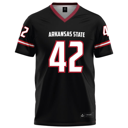 Arkansas State - NCAA Football : Kyle Nill - Black Football Jersey-0