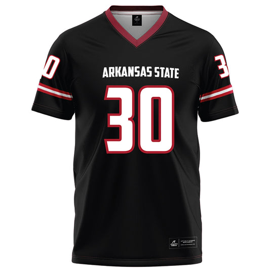 Arkansas State - NCAA Football : Damon Sisa - Black Football Jersey