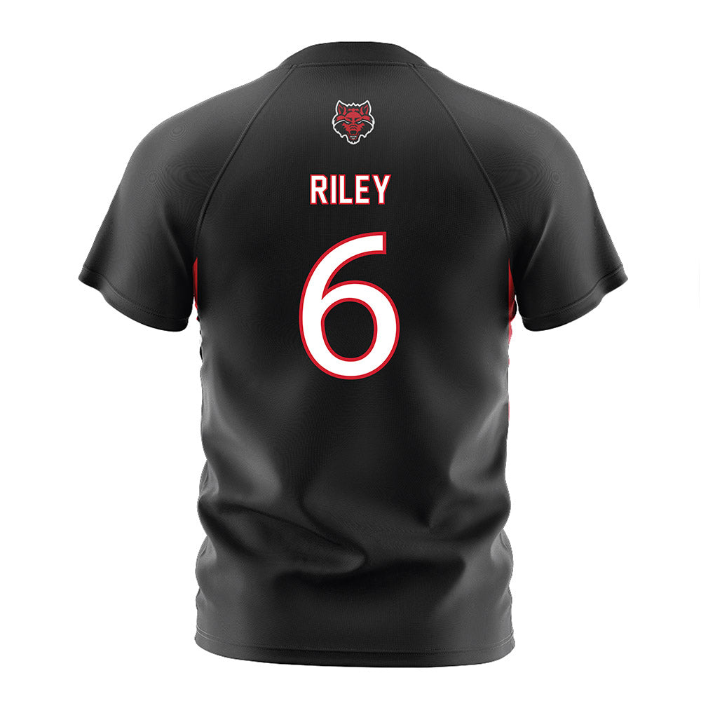 Arkansas State - NCAA Women's Soccer : Emma Riley - Black Soccer Jersey