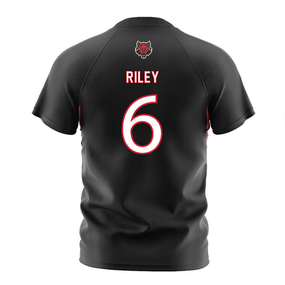 Arkansas State - NCAA Women's Soccer : Emma Riley - Black Soccer Jersey