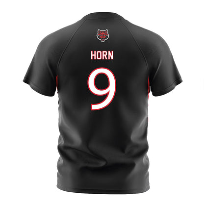 Arkansas State - NCAA Women's Soccer : Kennedy Horn - Black Soccer Jersey