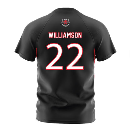 Arkansas State - NCAA Women's Soccer : Aliyah Williamson - Black Soccer Jersey