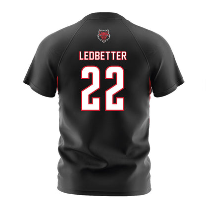 Arkansas State - NCAA Women's Soccer : Lucy Ledbetter - Black Soccer Jersey-1