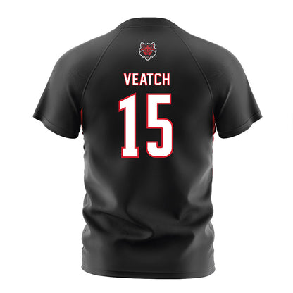 Arkansas State - NCAA Women's Soccer : Sydney Veatch - Black Soccer Jersey-1
