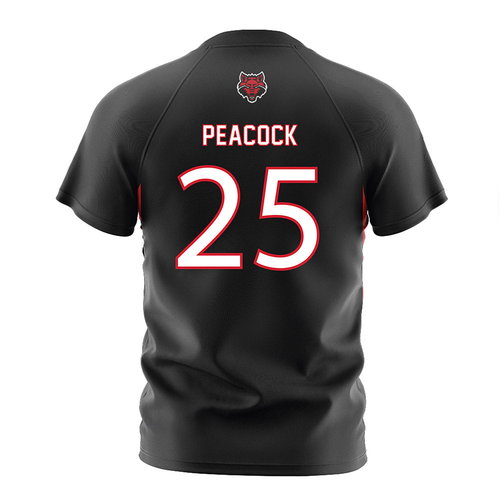 Arkansas State - NCAA Women's Soccer : Keelyn Peacock - Black Soccer Jersey