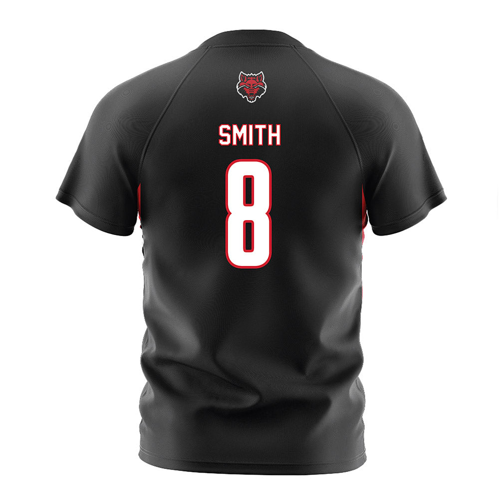 Arkansas State - NCAA Women's Soccer : Maggie Smith - Black Soccer Jersey-1