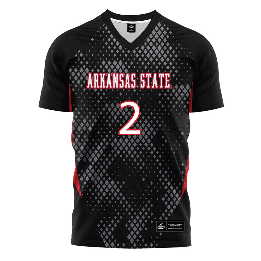 Arkansas State - NCAA Women's Soccer : Katie Steinhoff - Black Soccer Jersey