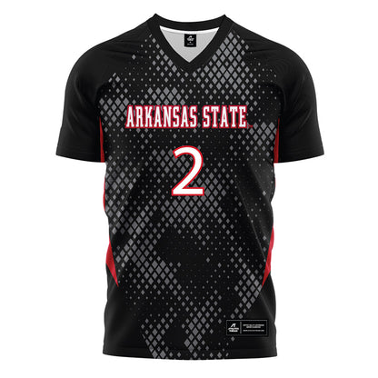 Arkansas State - NCAA Women's Soccer : Katie Steinhoff - Black Soccer Jersey