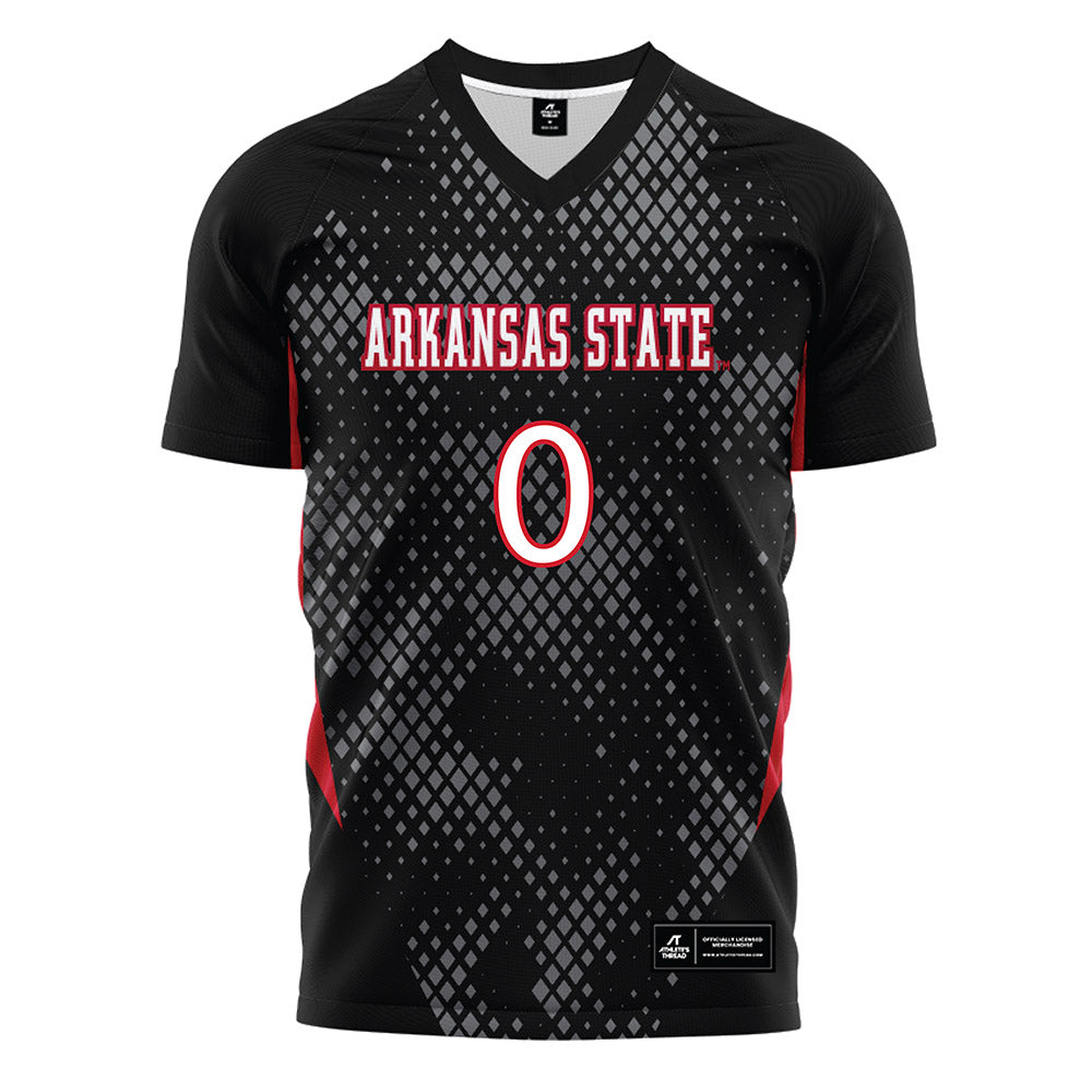 Arkansas State - NCAA Women's Soccer : Taylor Sweat - Black Soccer Jersey